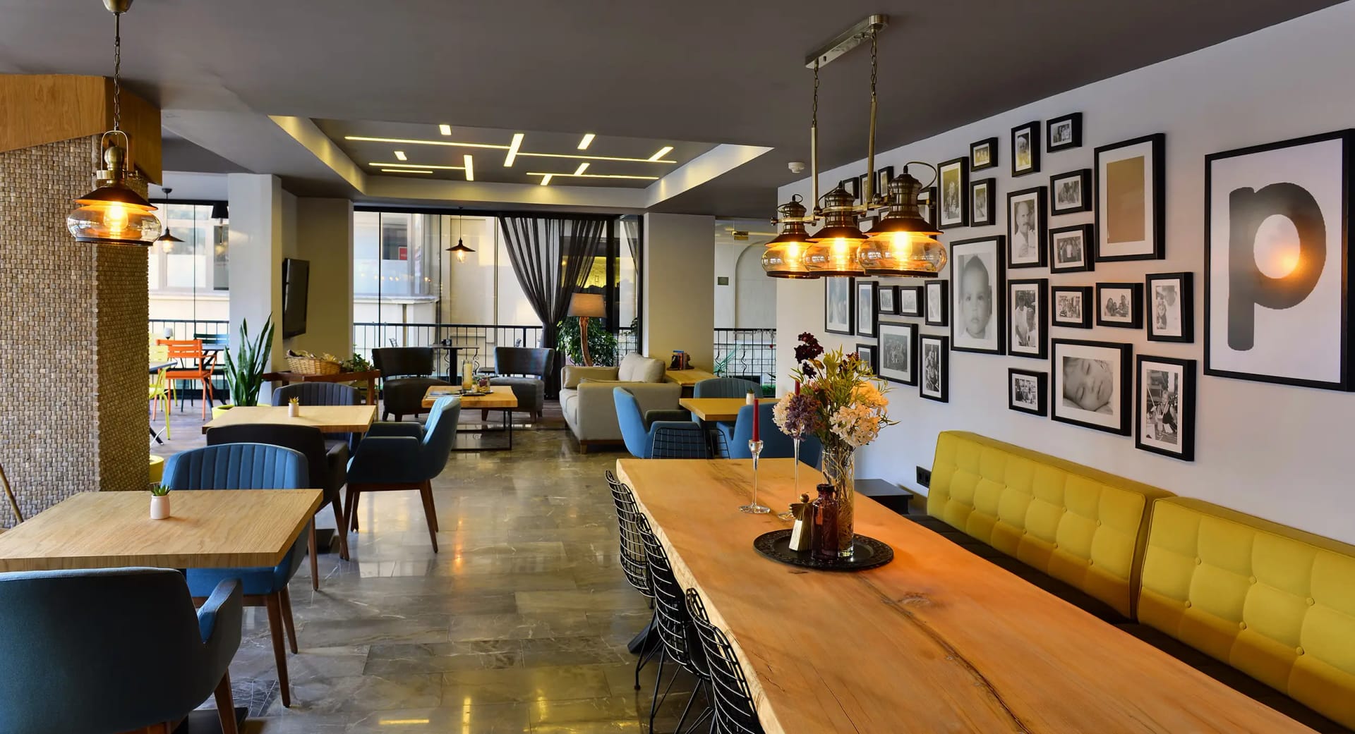 Indoor dining area at Prince Alanya Apart Hotel