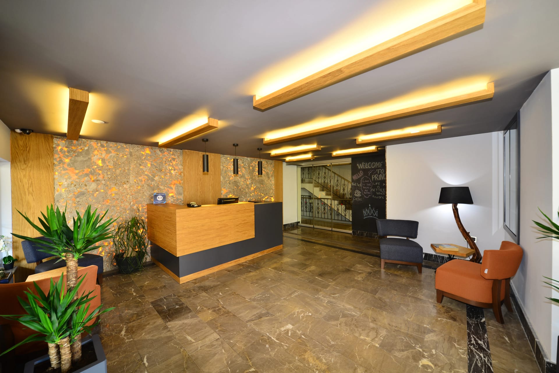 Lounge seating area at Prince Alanya Apart Hotel