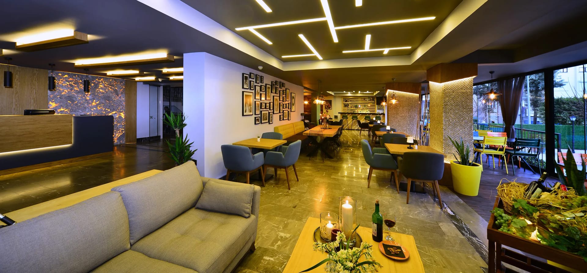 Interior design detail at Prince Alanya Apart Hotel